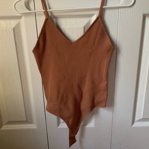 Ribbed body suit tank